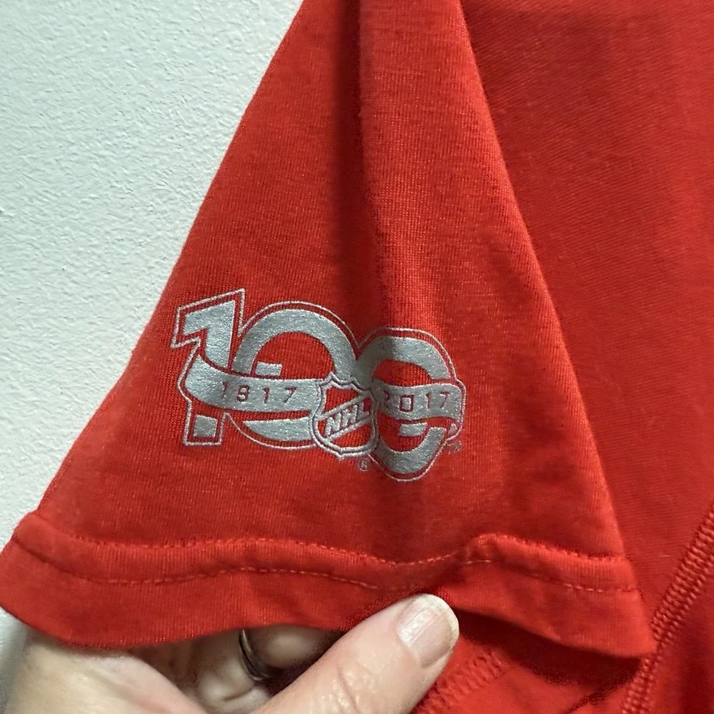 Columbus Blue Jackets NHL‎ Adidas Men's T-Shirt Red Men's Size XL
